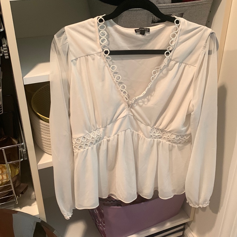 White Long Sleeve Shirt